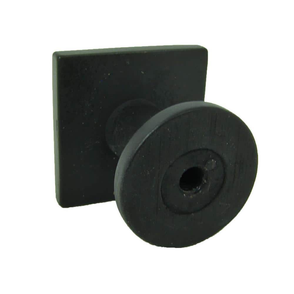 Oil Rubbed Bronze Square Cabinet Knob with Mounting Hardware