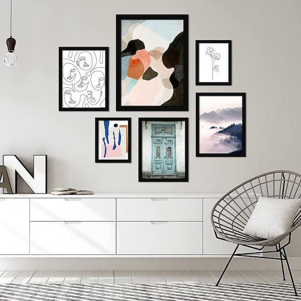 modern frame wall