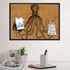 Black Ink Printed Cork Memo Board