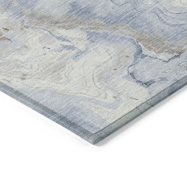 Chantille Machine Washable Indoor/Outdoor Abstract ACN1862 Taupe 8 ft. x 10 ft. Accent Rug