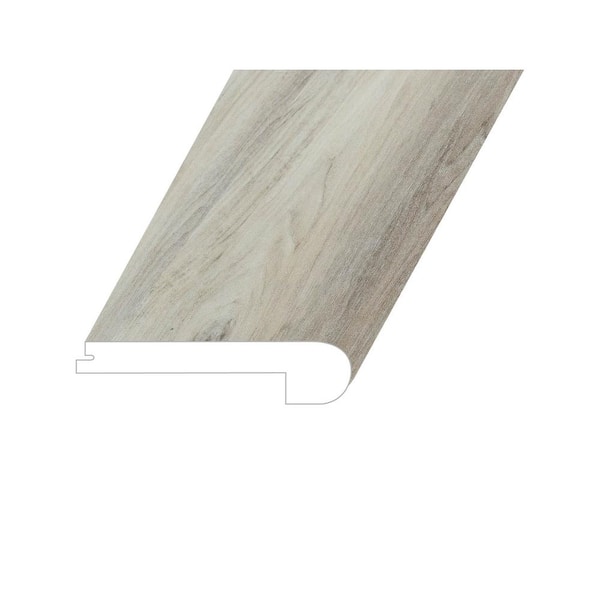 Montserrat Silva Scrolled Henna 1 in. Thick x 4.5 in. Wide x 94.5 in. Length Vinyl Flush Stair Nose Molding