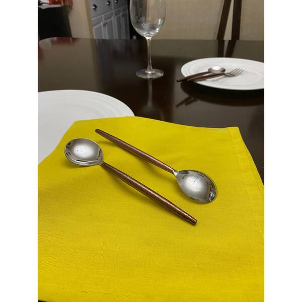 6 Pieces large Soup Spoons, Stainless Steel Spoon