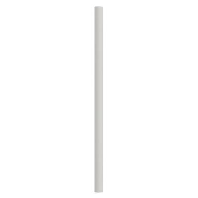10 ft. White Outdoor Direct Burial Aluminum Lamp Post fits Most Standard 3 in. Post Top Fixtures Includes Inlet Hole