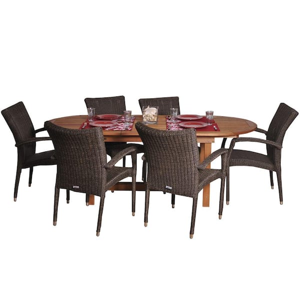 Lemans Deluxe 7-Piece Patio Dining Set