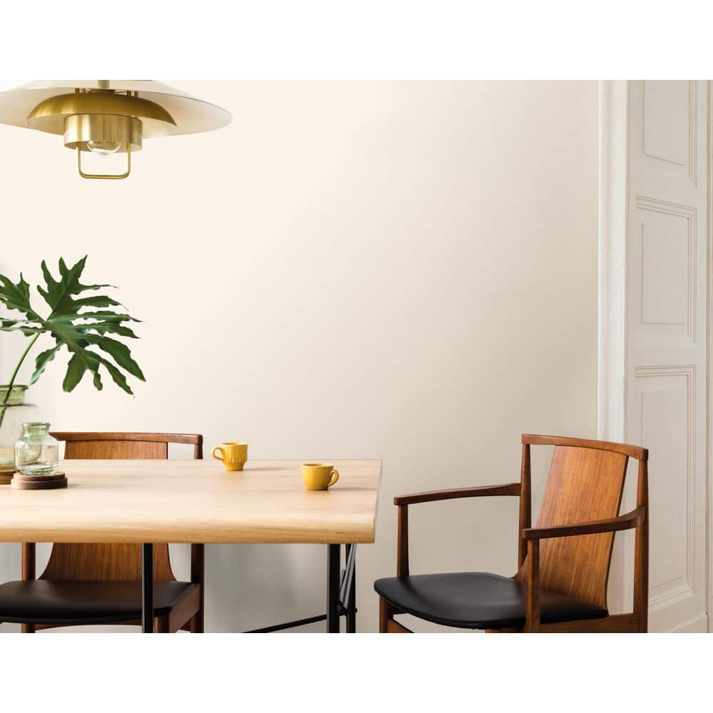 Style Sisters Classic Cream/White Plain Texture Effect Matte Finish Eco-FSC