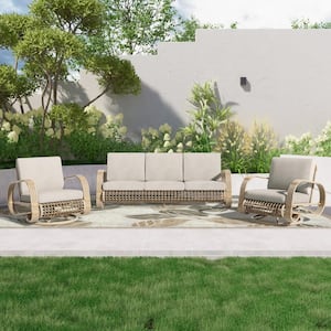 Arsterie 3-Piece Aluminum Patio Conversation Set