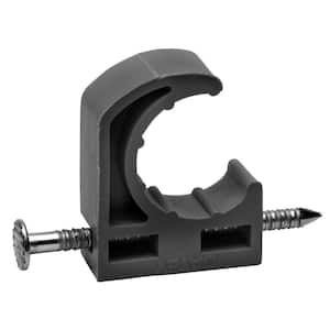 3/4 in. Half Pipe Clamp with Nail (10-Pack)