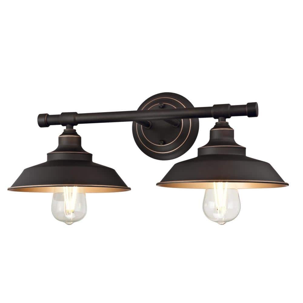Bronze Industrial-Style Direct Wired Outdoor Wall Light Fixture