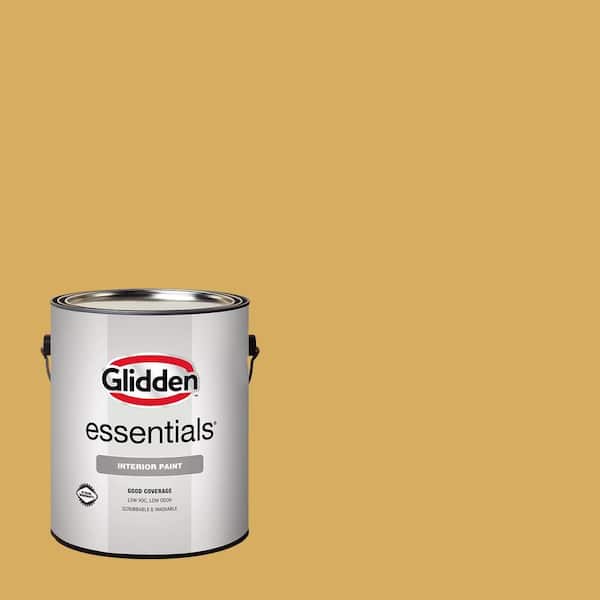 Glidden Essentials 1 gal. PPG1106-5 Butterscotch Bliss Eggshell Interior Paint