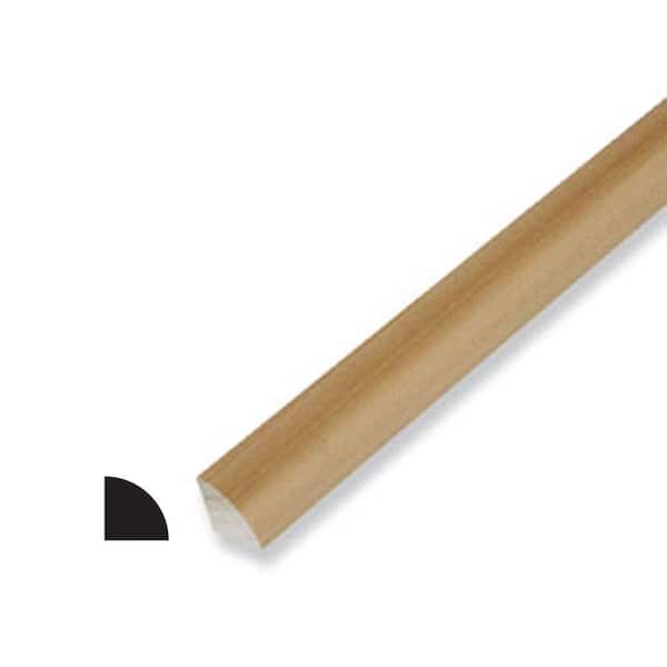 Alexandria Moulding WM 105 3/4 in. x 3/4 in. Poplar Quarter Round Moulding