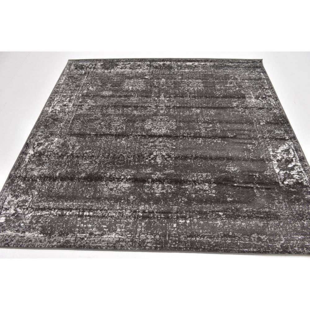 Casino Sofia Dark Grey Square Indoor Easy-Care Rug