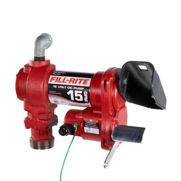 12-Volt 15 GPM 1/4 HP Fuel Transfer Pump (Pump Only)