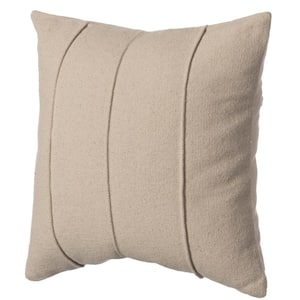 Better Trends Enrich Collection Gray 100% Polyester 50 in. x 60 in. Throw  and 18 in. x 18 in. Square Decorative Pillow THEN5060GR - The Home Depot