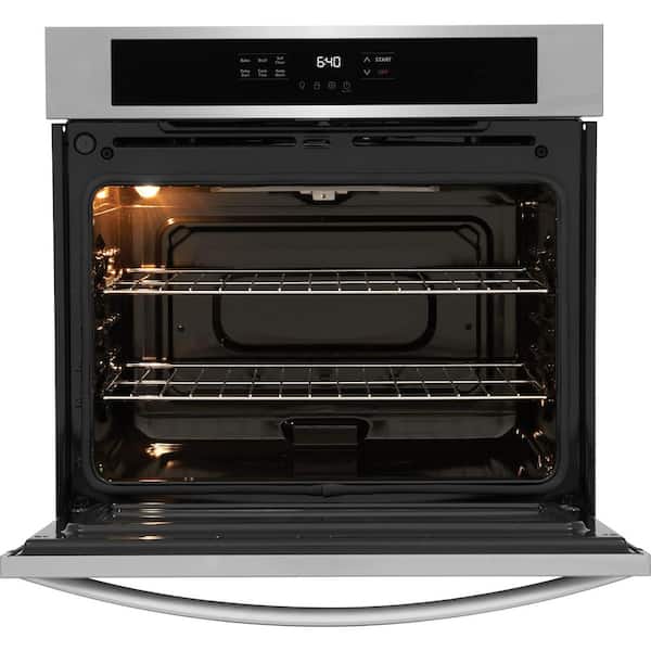 30 in. Single Electric Wall Oven Self-Cleaning in Stainless Steel