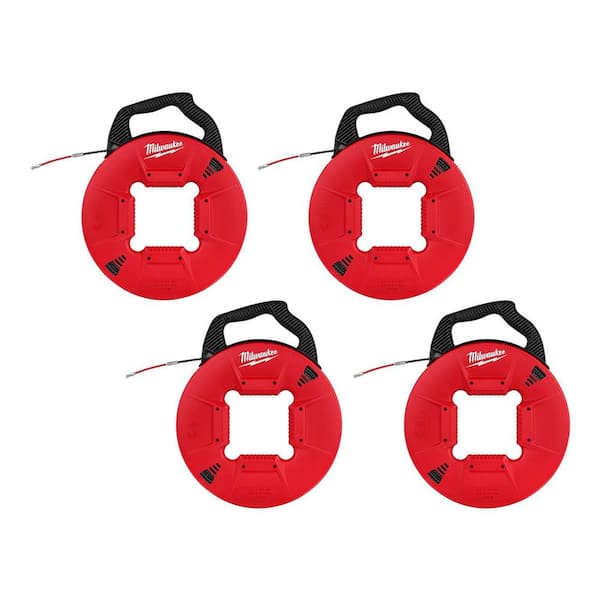 200 ft. Polyester Fish Tape with Flexible Metal Leader (4-Pack)
