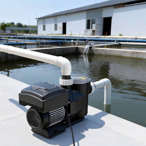 1.5 HP Variable Speed Pool Pump AC 220-240V 115 GPM Self-Priming with Timer and Filter Basket for In/Above Ground Pools
