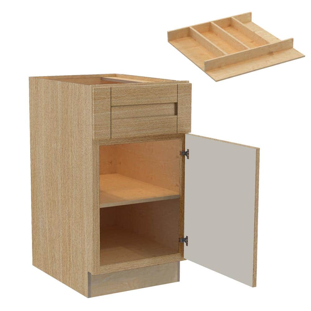Washington 15 in. W x 24 in. D x 34.5 in. H Assembled Plywood Base Kitchen 