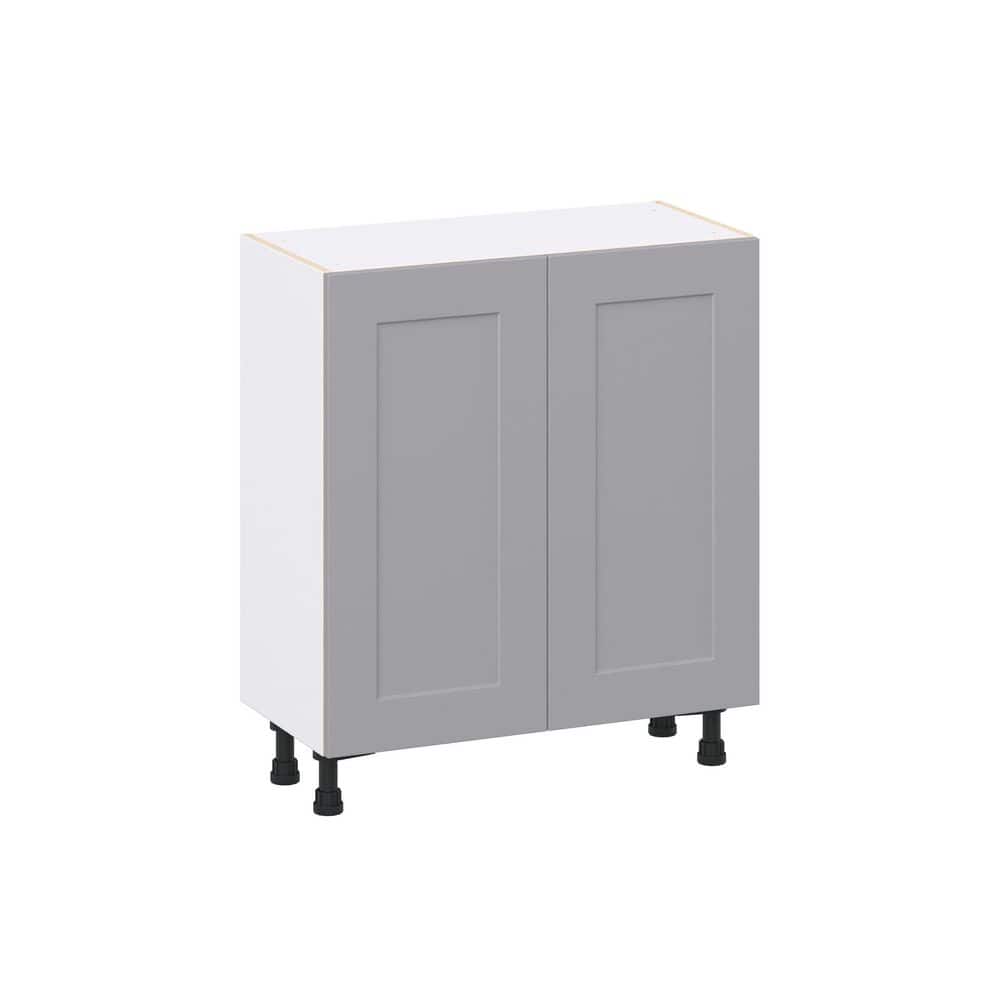Roseland 30 in. W x 14 in. D x 34.5 in. H Assembled Shaker Full Height Doors Base Kitchen Cabinet in Slate Gray price history on PriceWatchPro
