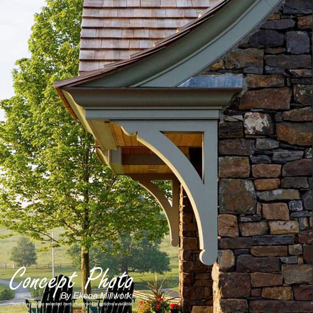 Genova Architectural Grade White PVC Decorative Bracket