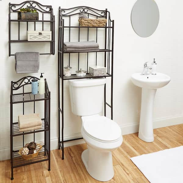 Metal Adhesive Bathroom Shelves Rebrilliant