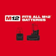 M12 FUEL 12V Lithium-Ion Brushless Cordless 1/2 in. Ratchet with M12 2.0Ah Battery