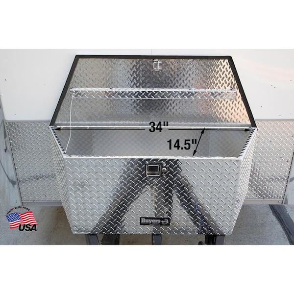 BUYERS PRODUCTS 15 in. x 14.5 in. x 34 in. Diamond Plate BUYERS PRODUCTS 15 in. x 14.5 in. x 34 in. Diamond Plate