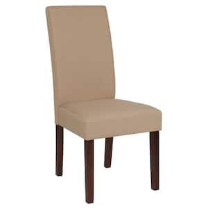 Beige Fabric Fabric Dining Chair