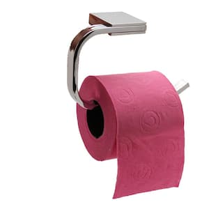 Wall Mounted Toilet Paper Holder in 100% Metal Stainless Steel Silver