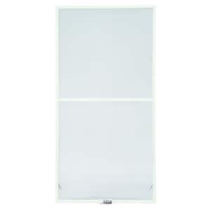 43-7/8 in. x 34-27/32 in. 200 and 400 Series White Aluminum Double-Hung Window Screen