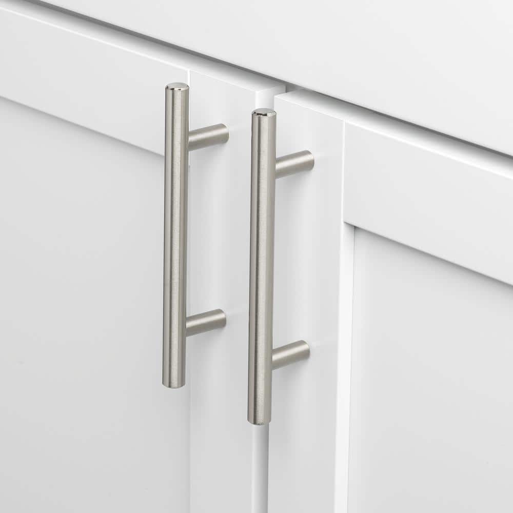 Stainless Steel 3" Modern Bar Cabinet Pulls, Pack of 10