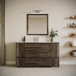 Formosa 59 in. Freestanding Single Bath Vanity Cabinet without Top in Acacia