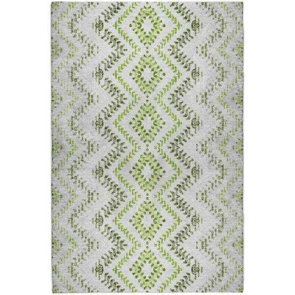 Dream Shag Premium Machine Washable Abstract ADS684 Blue 10 ft. x 14 ft. Area Rug