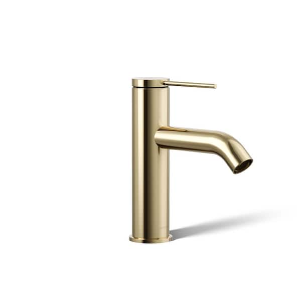 KOHLER Components Single Handle Bathroom Sink Faucet 1.2 GPM in Vibrant French Gold