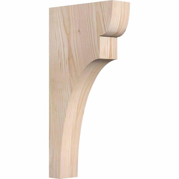 Ekena Millwork 3-1/2 in. x 12 in. x 24 in. Douglas Fir Yorktown Smooth Corbel