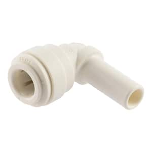 3/8 in. O.D. Push-To-Connect 90° Polypropylene Elbow Fitting