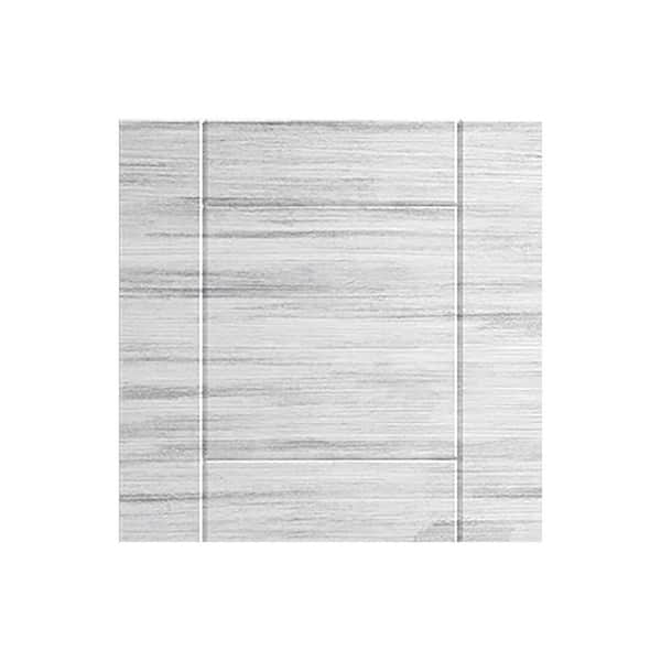 WeatherStrong Sanibel 13 in. W x 0.75 in. D x 13 in. H White Cabinet Door Sample White Wash Matte
