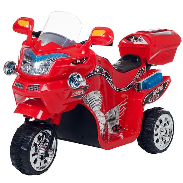 Lil Rider 3-Wheel Battery Powered Motorcycle Ride on Toy in Red