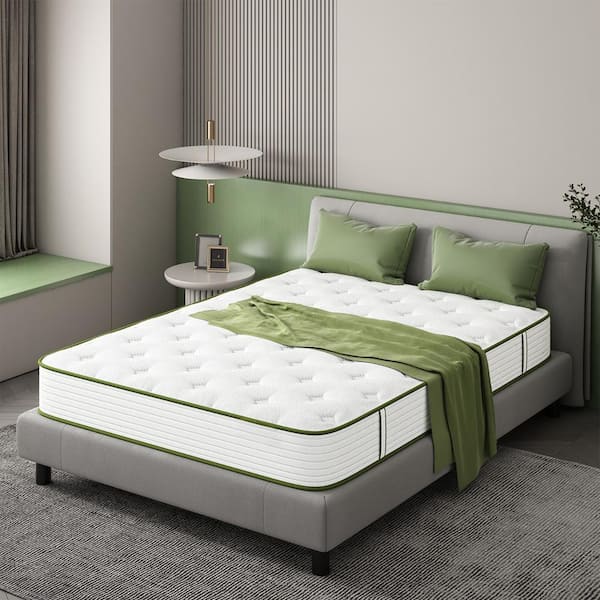 Crystli Queen Medium Gel Memory Foam Hybrid 12 in. Bed-in-a-Box Mattress