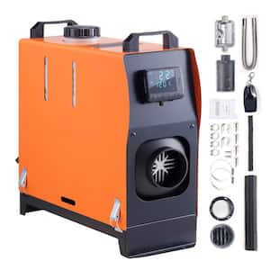 Diesel Air Heater All-in-one 27,296 BTU Diesel Heater 12-Volt 8KW with LCD Remote Control Other Fuel Type Space Heater