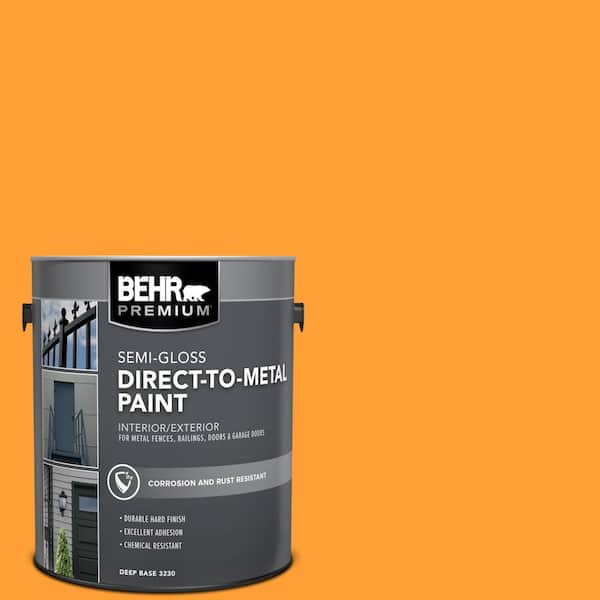 1 gal. #P250-7 Blazing Bonfire Semi-Gloss Direct to Metal Interior/Exterior Paint