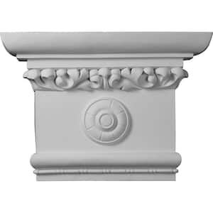 6 in. x 24 in. x 16-1/2 in. Primed Polyurethane Victorian Capital