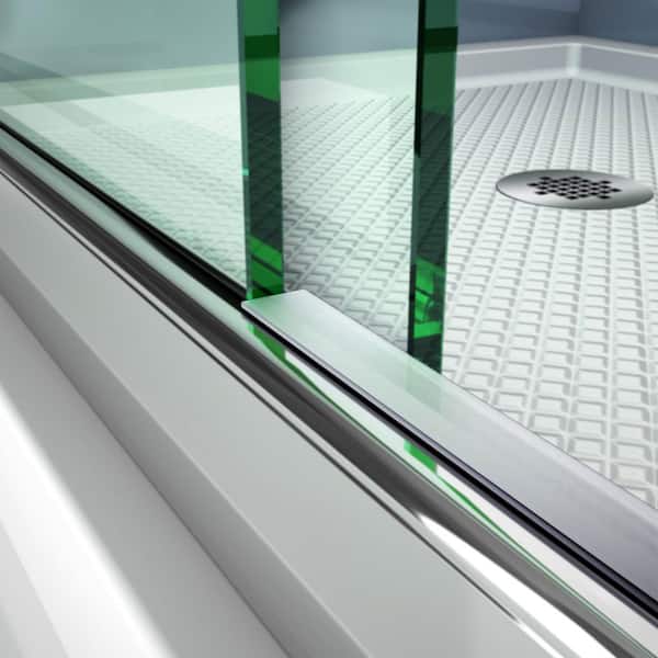 30-3/8 in. L Translucent Vinyl Insert for 3/8 in. Glass Shower Door