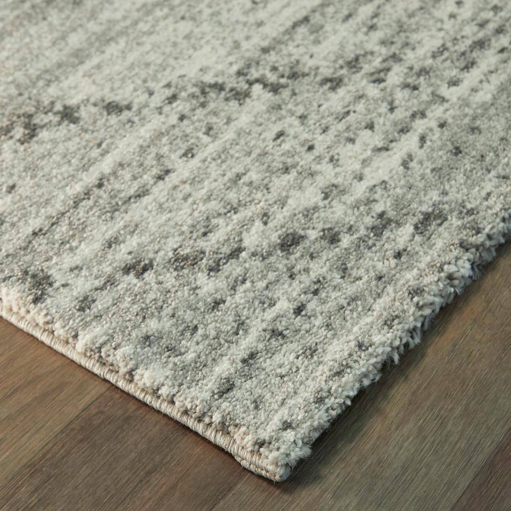 Sienna Grey 4'x6' Easy-Care Synthetic Rectangular Rug