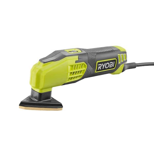 RYOBI 0.4 Amp Corded 2 7 8 in. Detail Sander DS1200 The Home Depot