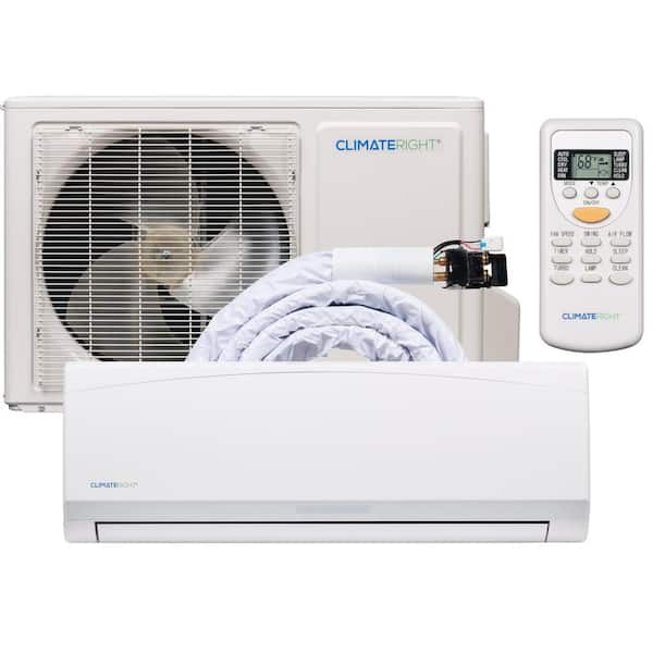 ClimateRight CR12000SACH 12,000 BTU Ductless Mini-Split BTU Air Conditioner & Heater