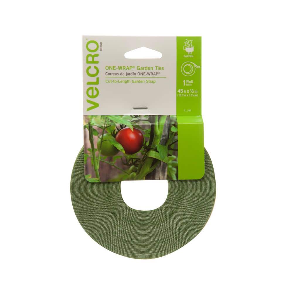 VELCRO Brand VEL-30071-USA ONE-WRAP Garden Ties | Plant Supports for  Effective Growing | Strong Grips are Reusable and Adjustable |  Cut-to-Length, 50
