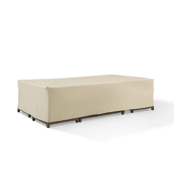 CROSLEY FURNITURE Outdoor Tan Furniture Cover For Large Patio Set