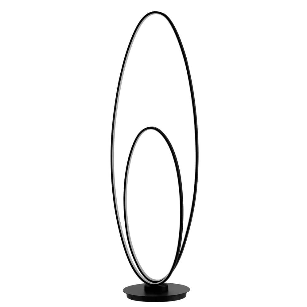 Black Arc Dimmable LED Floor Lamp