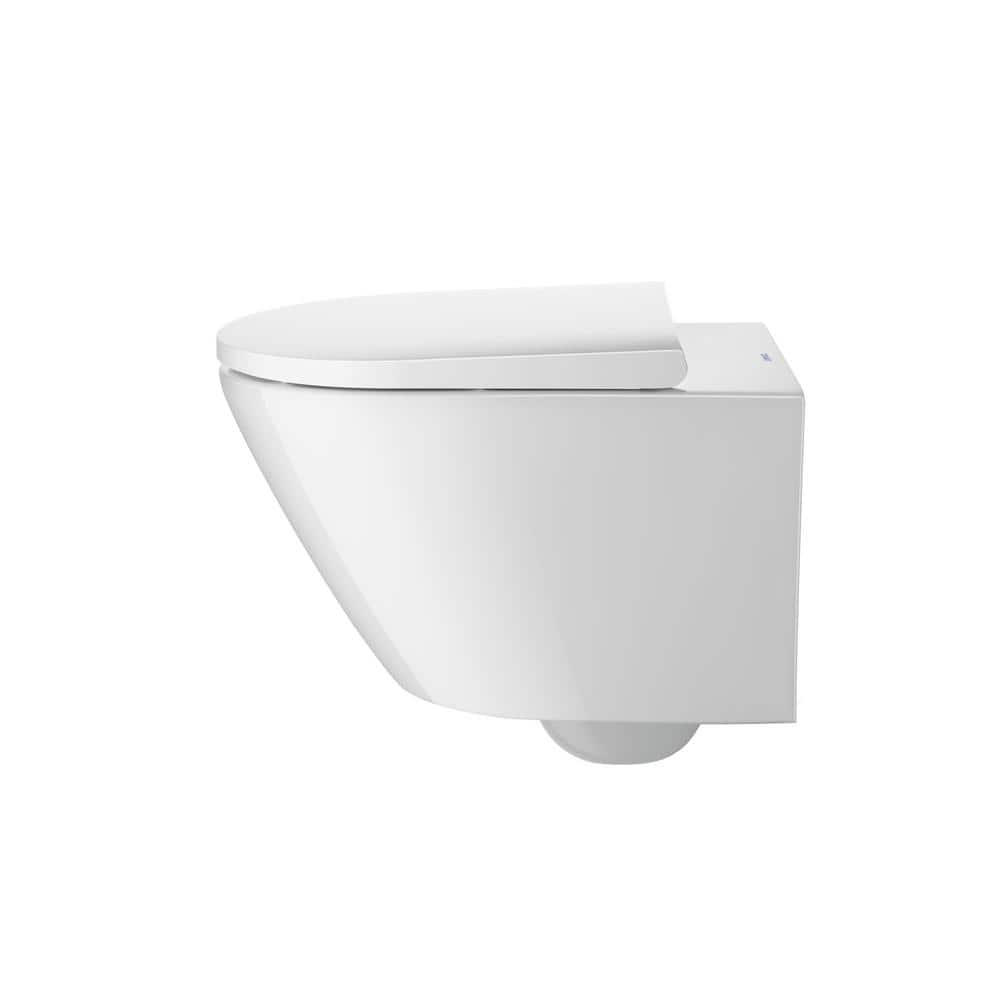 White High Gloss Wall-Mounted Toilet