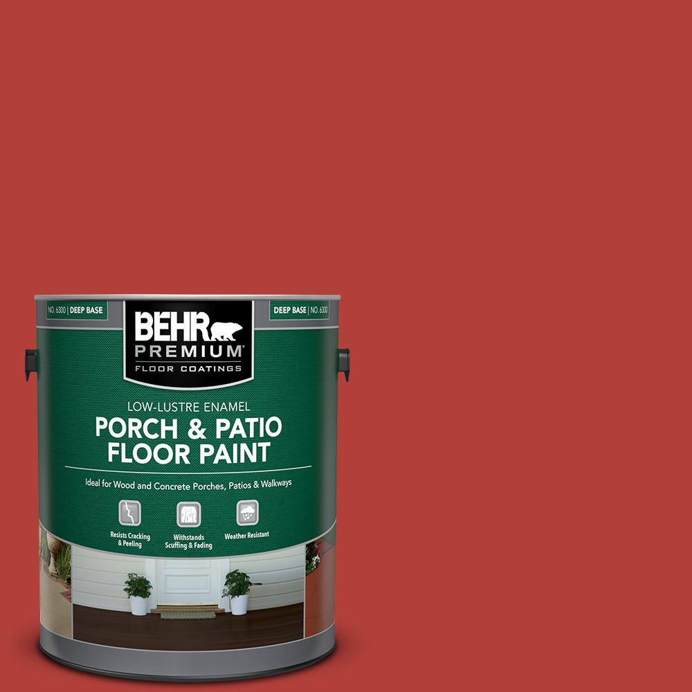 1 gal. #170B-7 Red Tomato Low-Lustre Enamel Interior/Exterior Porch and Patio Floor Paint price history on PriceWatchPro